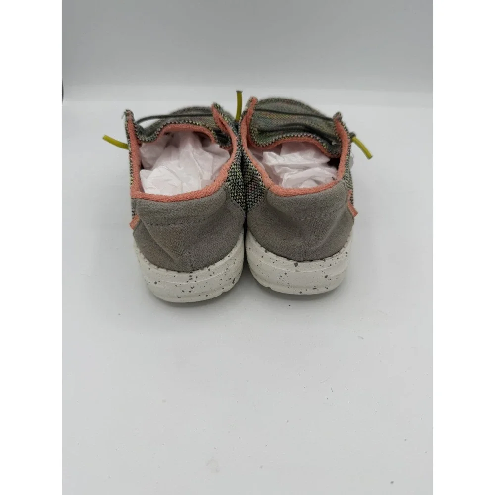 Hey Dude Youth/Kids Wendy  Peacock Pink Loafers Size 12